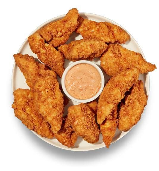 Tiras de pollo crujientes
